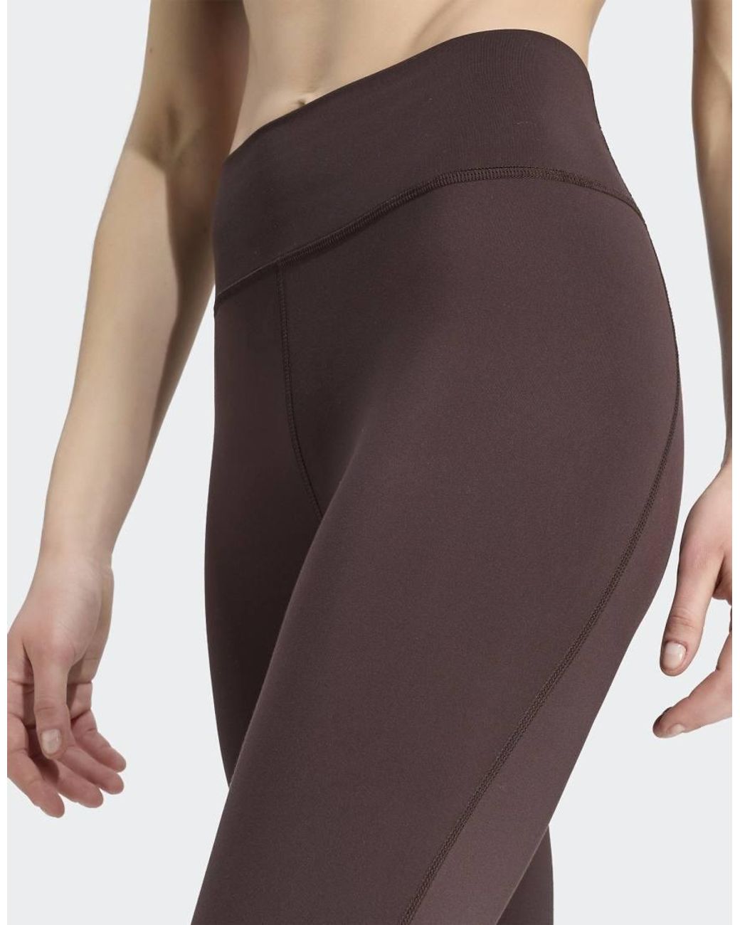 Adidas Originals Brown All Me Essentials Full-Length Leggings