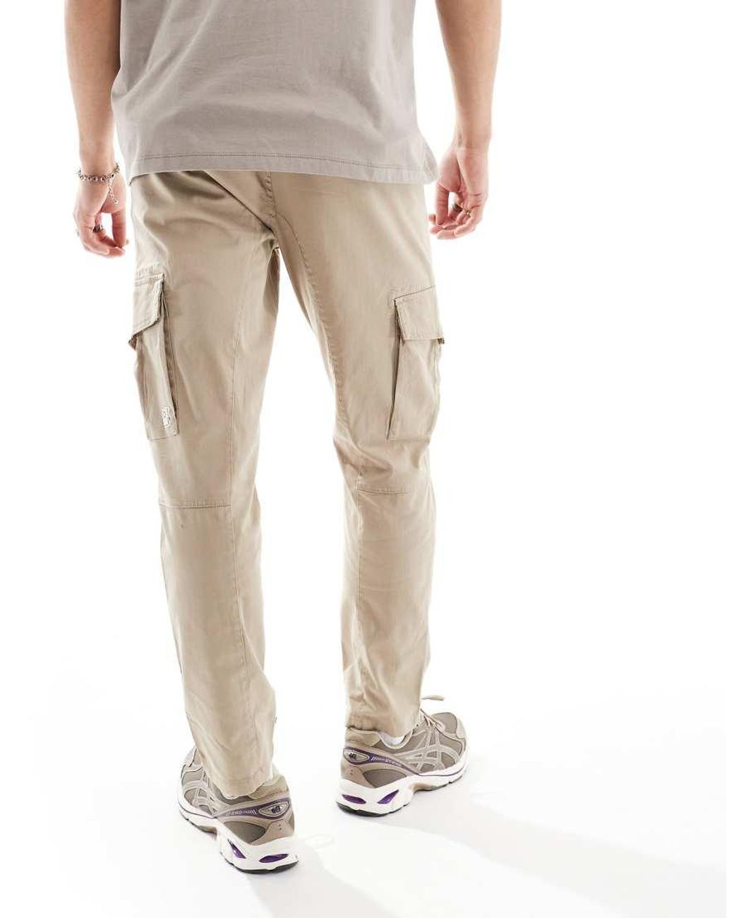 Only & Sons Natural Slim Fit Cargo Trouser for men