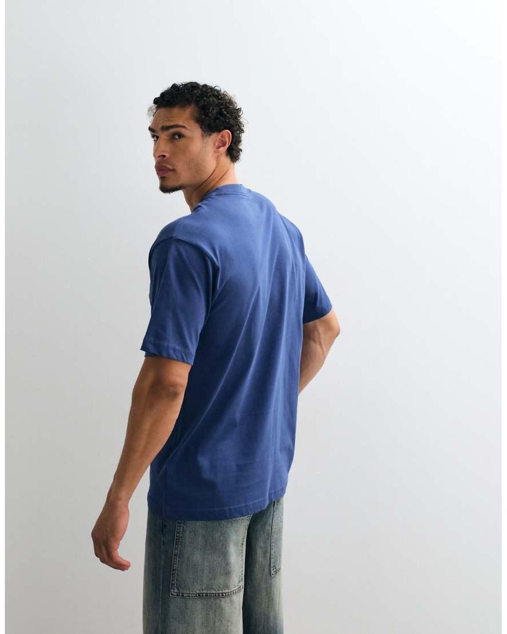 Vans Blue Left Chest Ii Loose T-Shirt for men