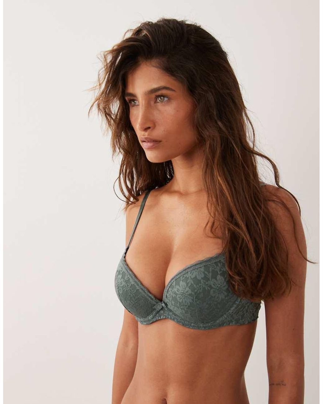 DORINA Brown Sonia 2 Pack Push Up Plunge Bra