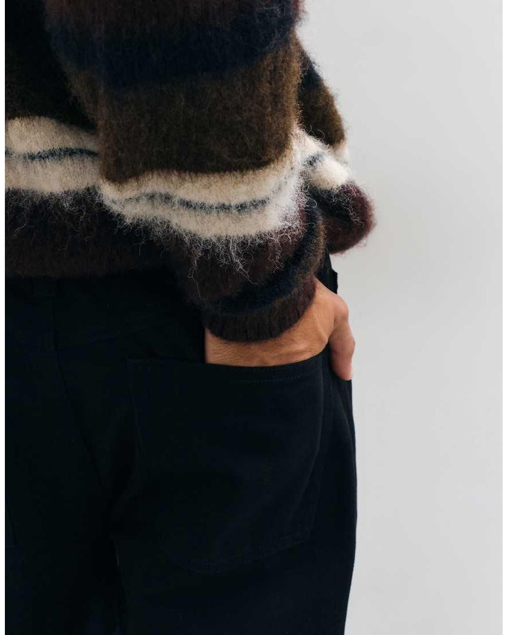 ASOS Black Straight Pant for men