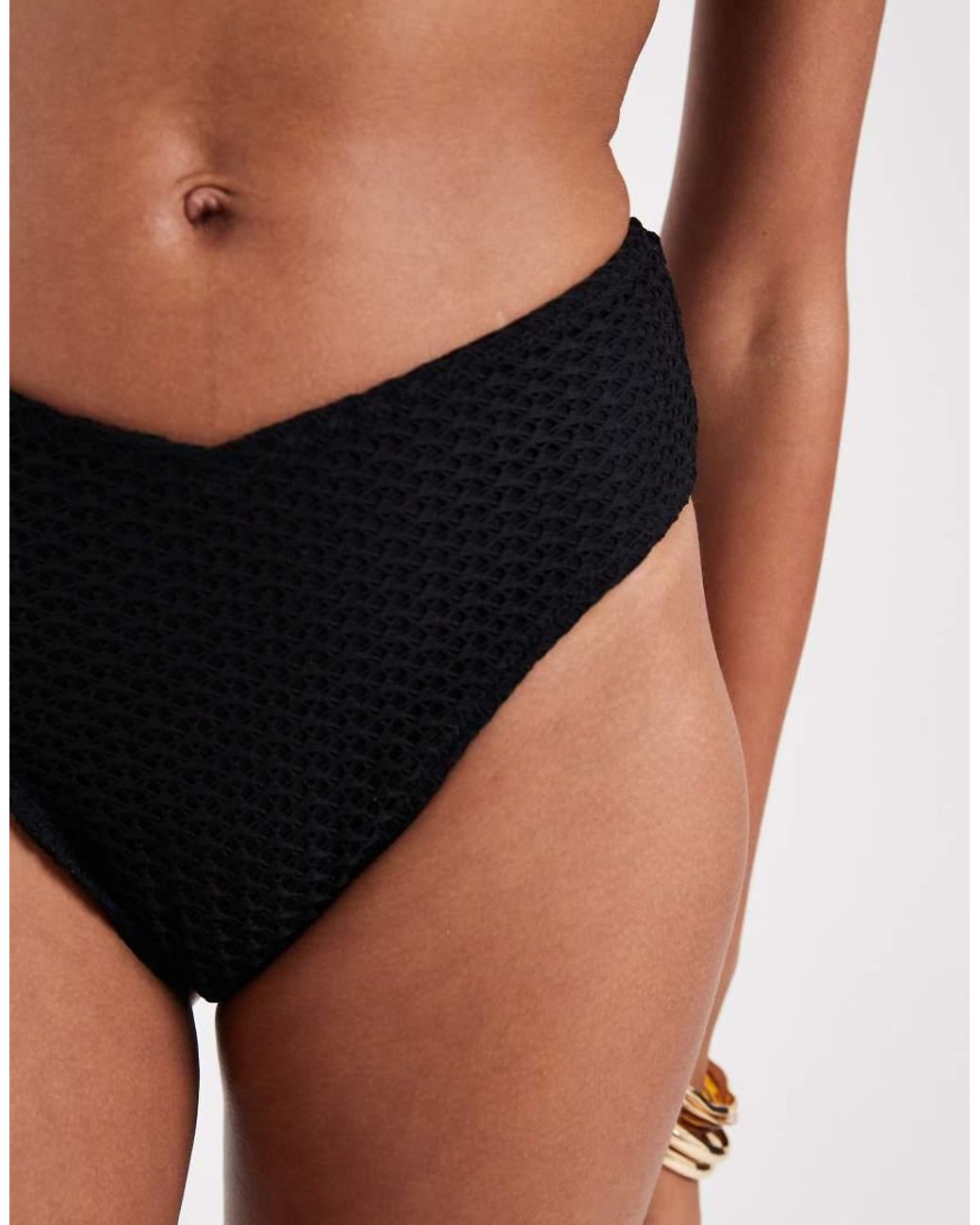 Lindex Black Highwaisted Bikini Bottoms
