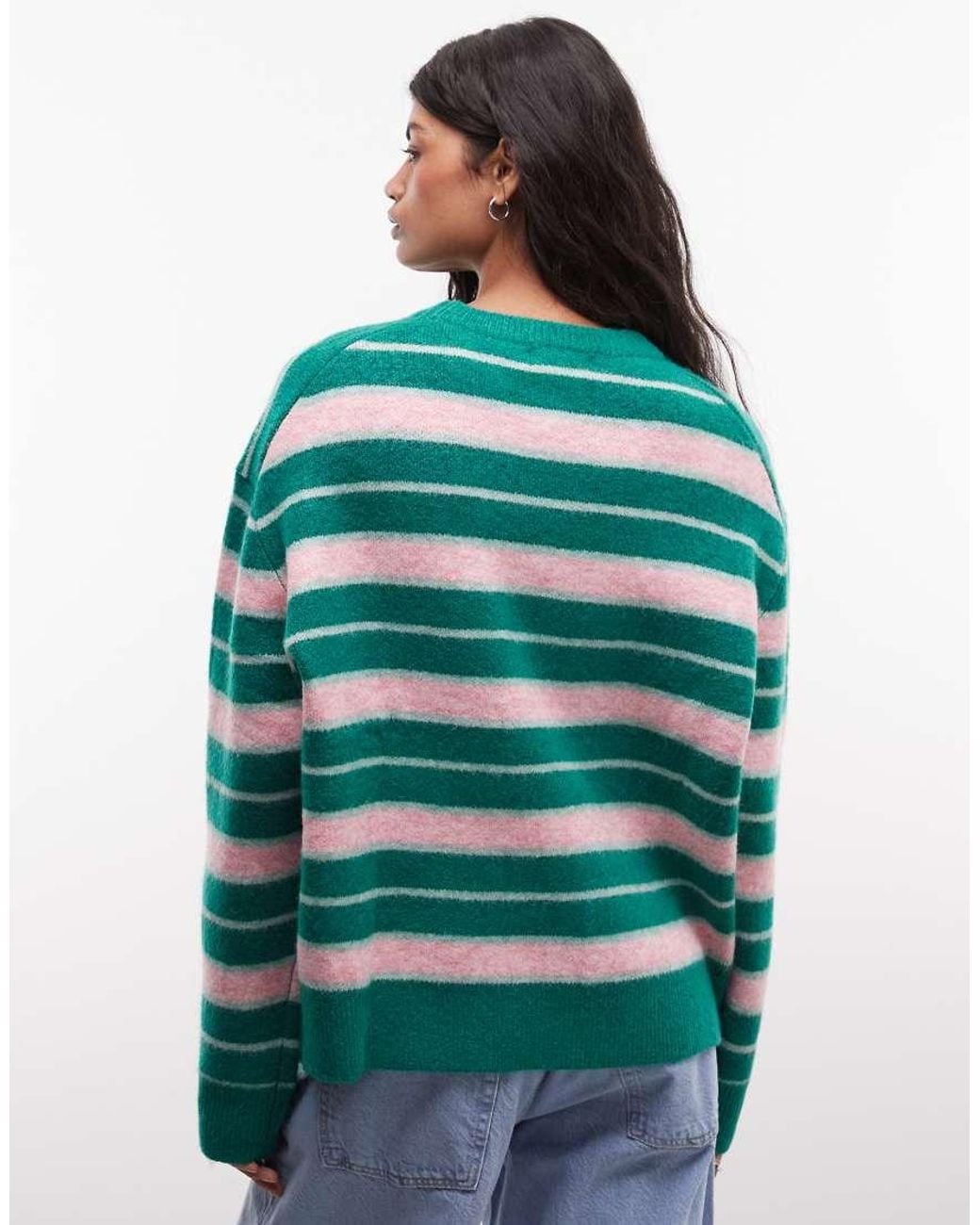 Susmie's Green Long Sleeve Fuzzy Knit Jumper