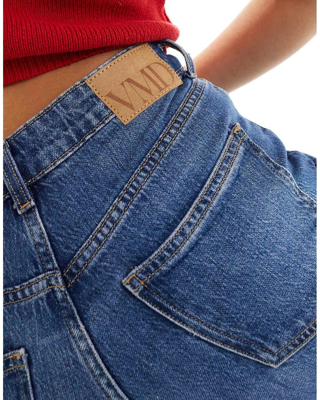 Vero Moda Blue Tessa Mom Jeans