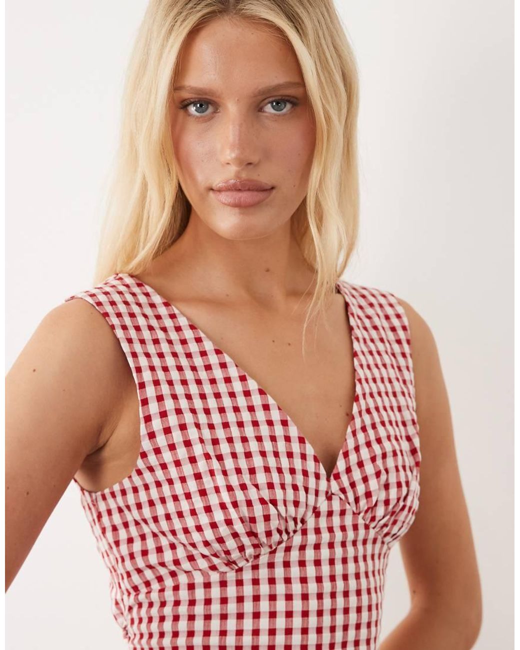 ASOS Pink V Neck Mini Dress