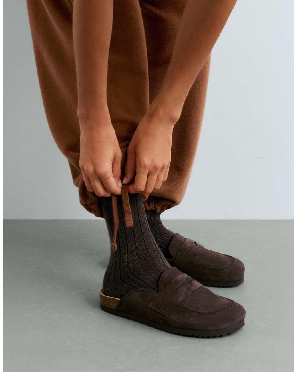 Oysho White Cashmere 75% Socks