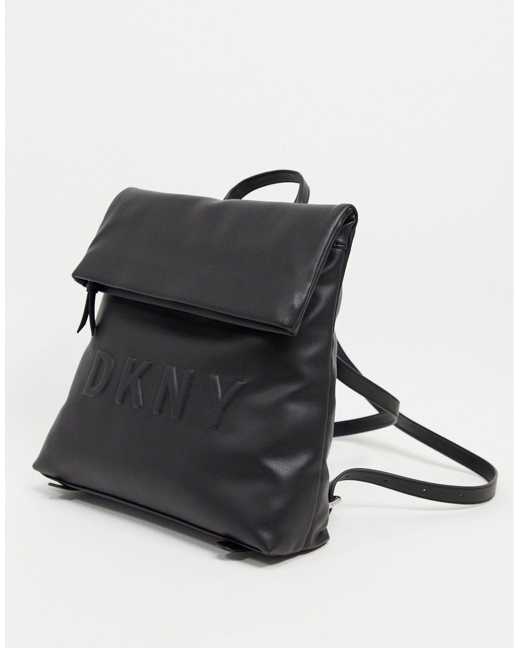 DKNY Embossed Logo Backpack in Black | Lyst Australia