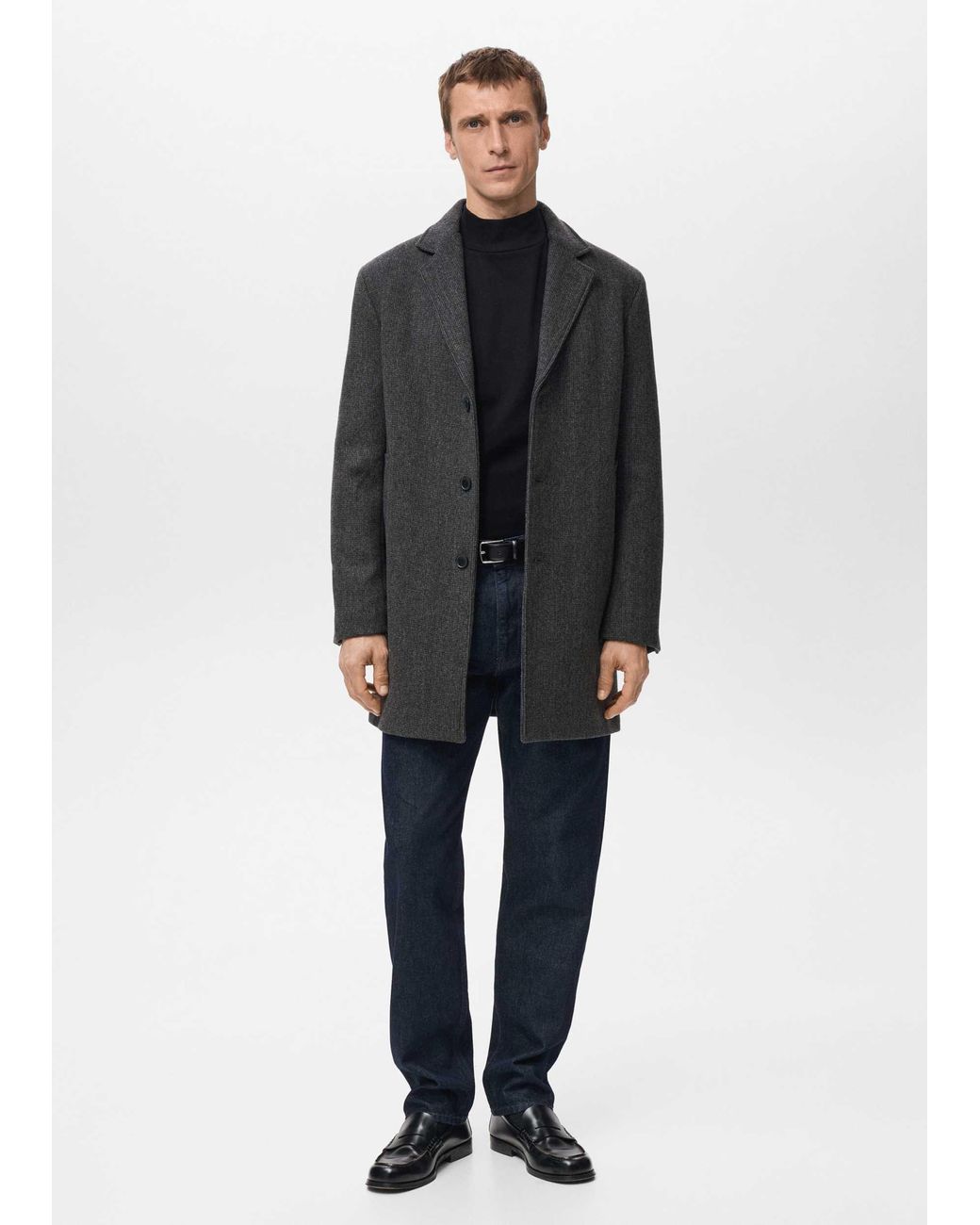 Mango Brown Tailored Jacket for men