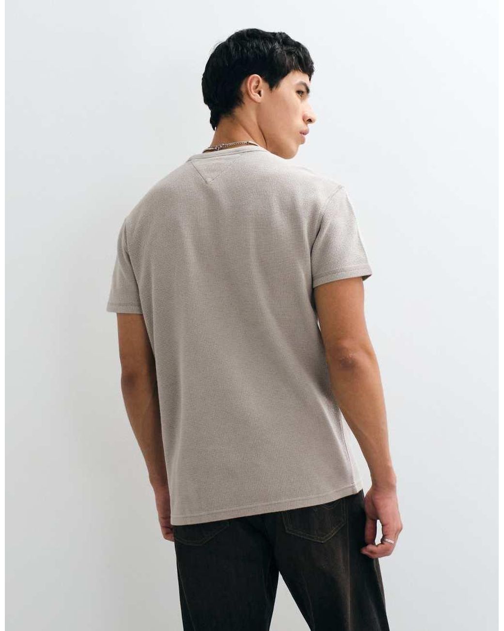 Tommy Hilfiger White Waffle T-shirt for men