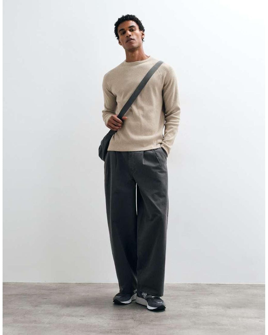 Blend Natural Fine Knit Jumper for men