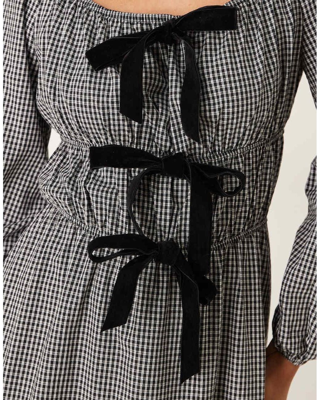 Glamorous Gray Tie Front Maxi Dress