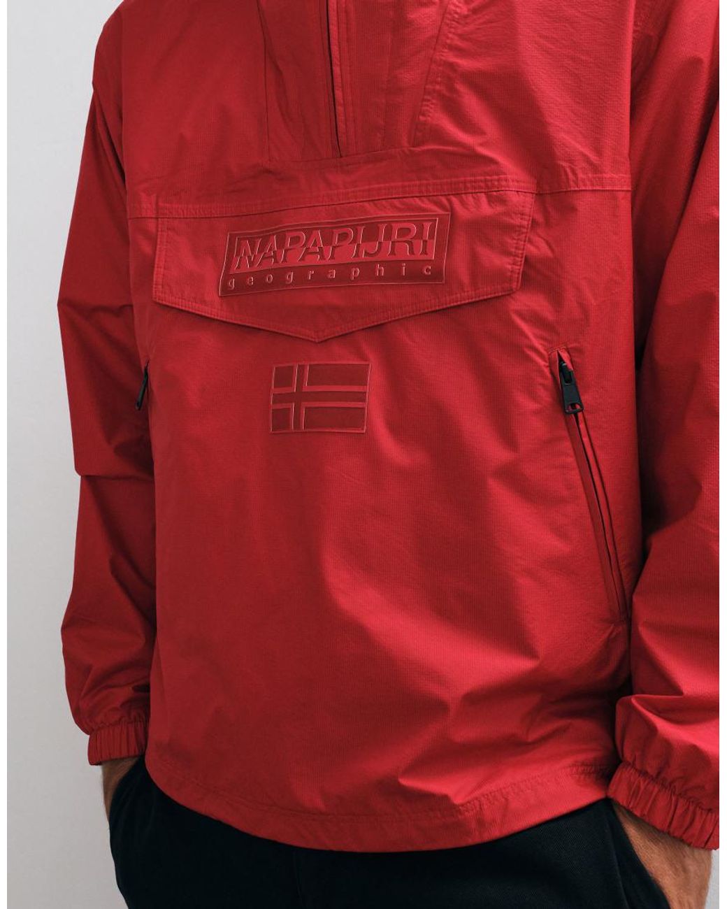 Napapijri Red Anorak for men
