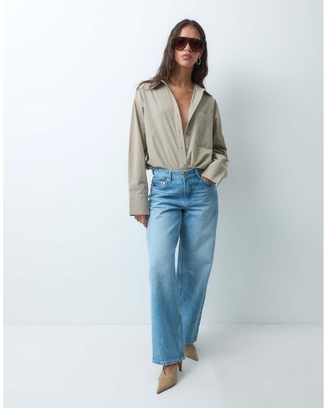 ASOS Blue Classic Cotton Shirt