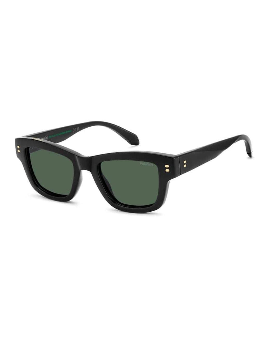 Polaroid Sunglasses Black Polaroid Sung Rectangular Sunglasses With Polarized Lenses