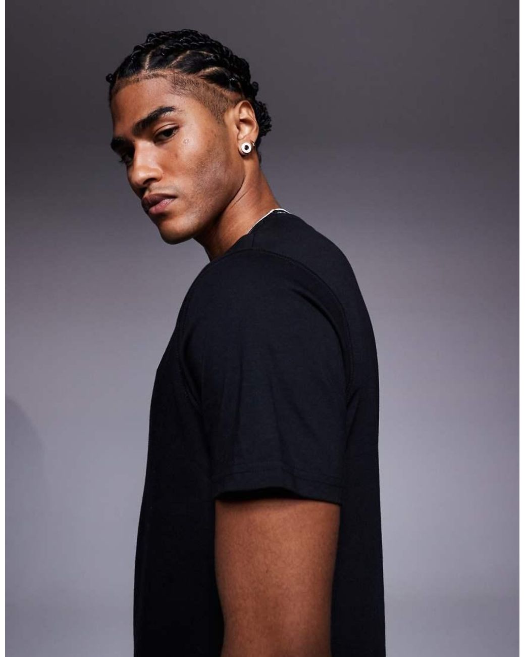 Barbour Blue Buxton Tipped T-shirt for men