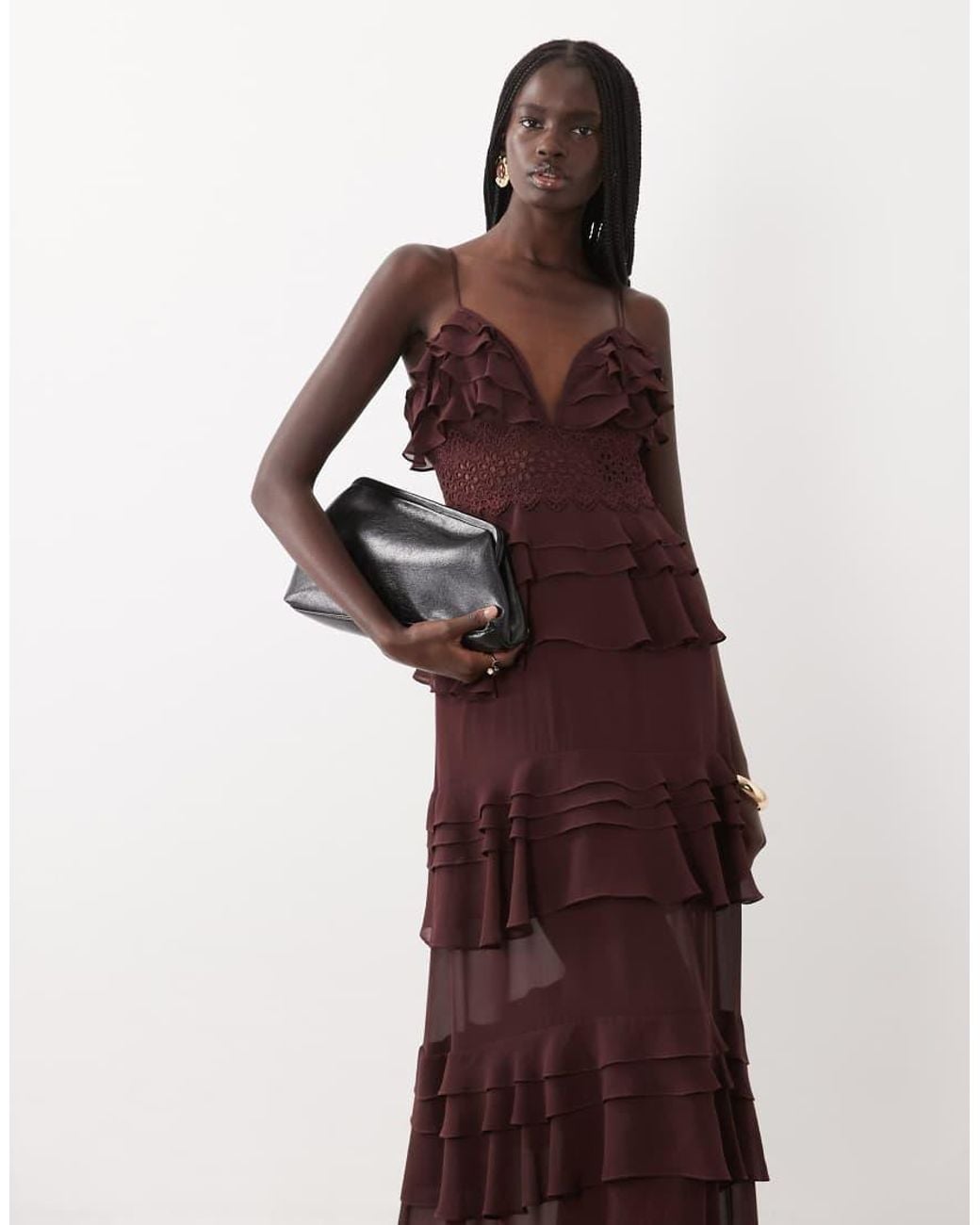 True Decadence Tiered Ruffle Maxi Dress