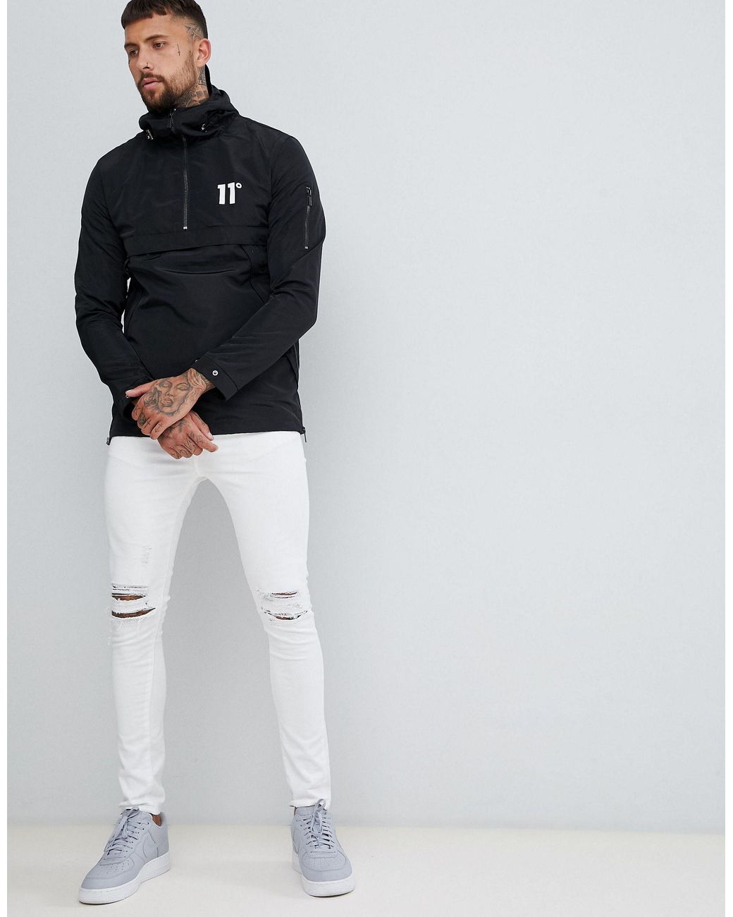 11 Degrees Waterproof Hurricane Jacket in Black for Men Lyst UK