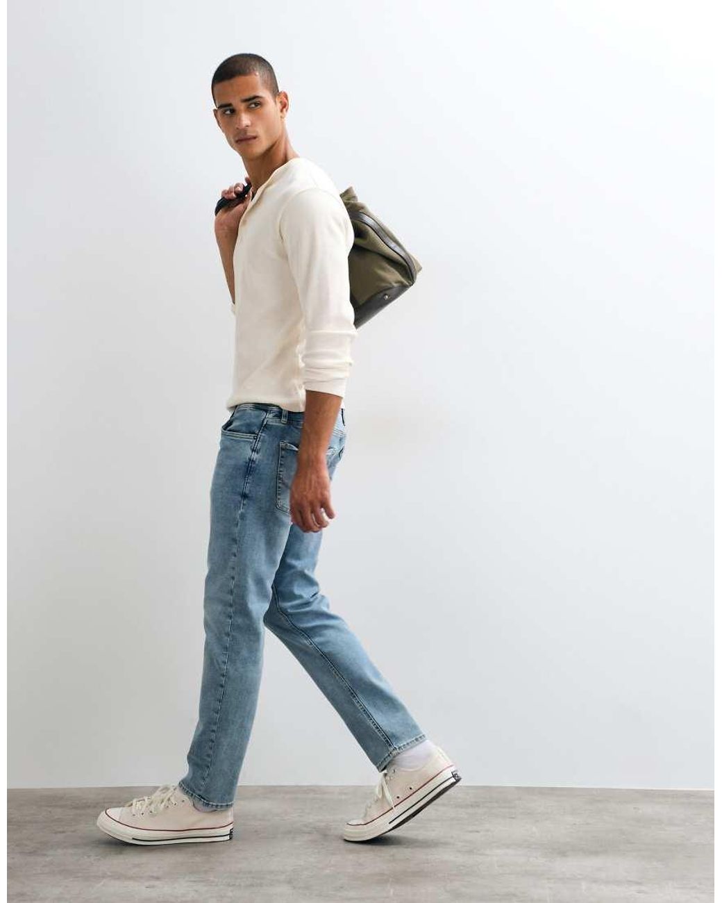 Jack & Jones Natural Mike Tapered Jeans for men
