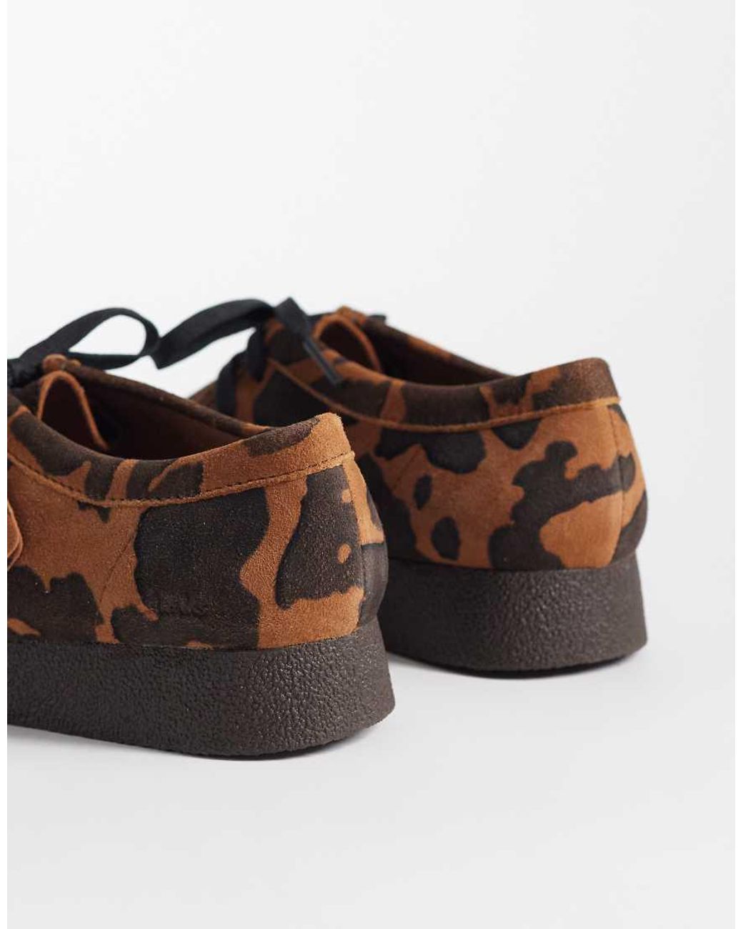 Clarks Brown Wallabeeevosh Shoes