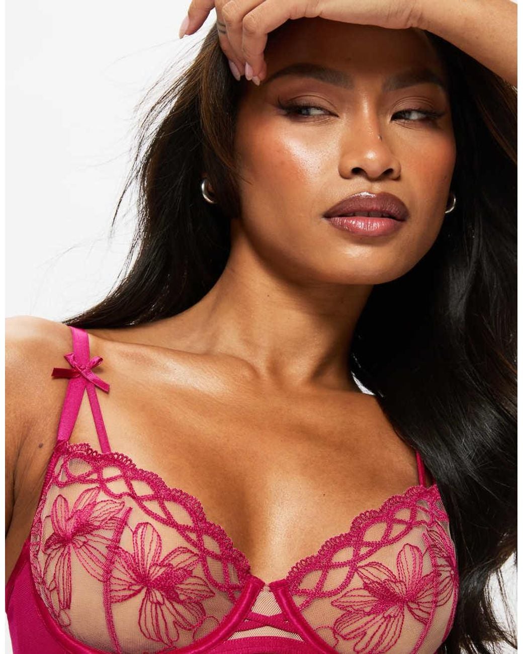 Ann Summers Pink Make You Mine Non Padded Balcony Bra