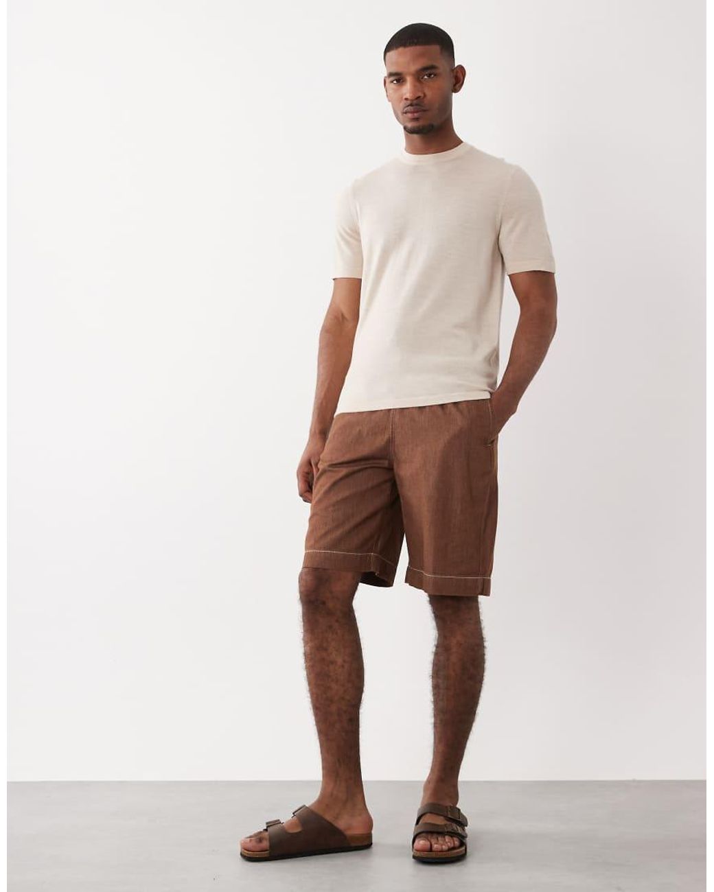 Paul Smith Regular-Fit Short in het Natural voor heren