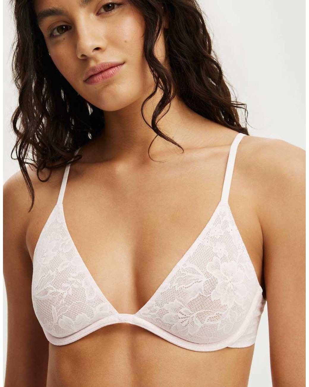 Cotton On Pink Body Bestee Plunge Bra