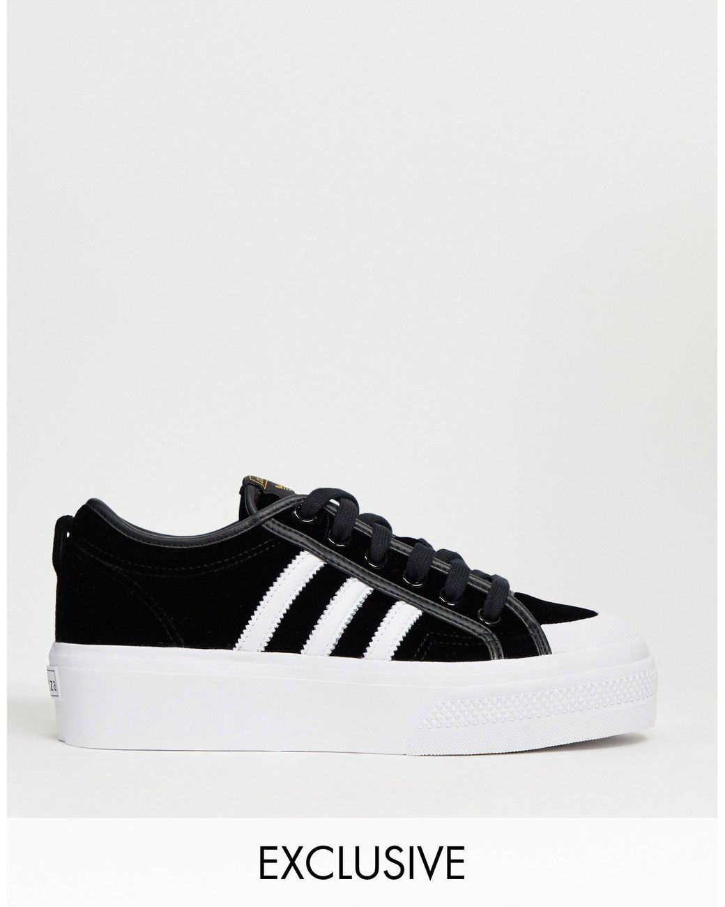 Adidas shop velvet trainers