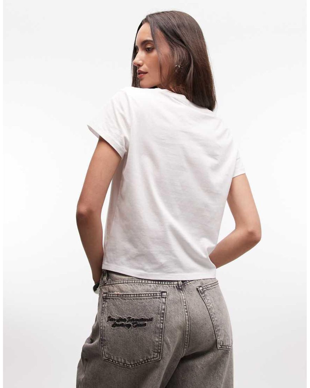 Monki White T-shirt
