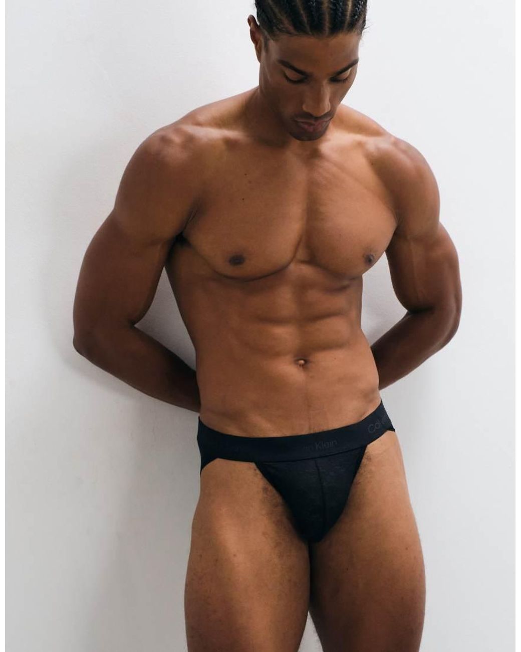 Calvin Klein Brown Lace Athletic Briefs for men