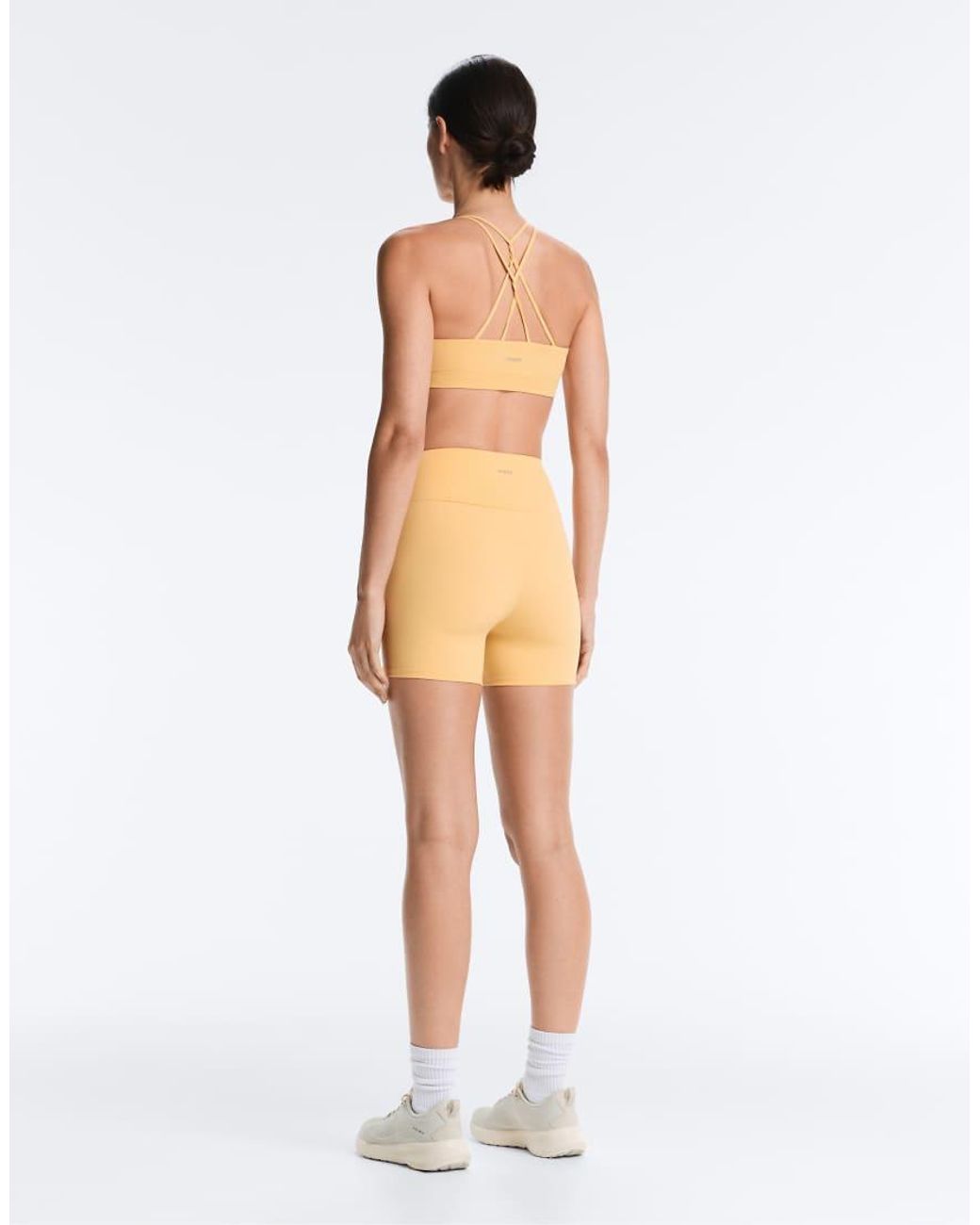 Oysho Natural Comfortlux High-rise 10cm Hot Pants