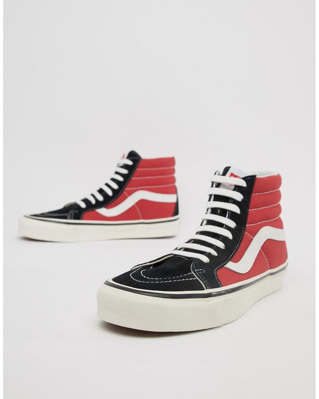 zapatillas rojas vans
