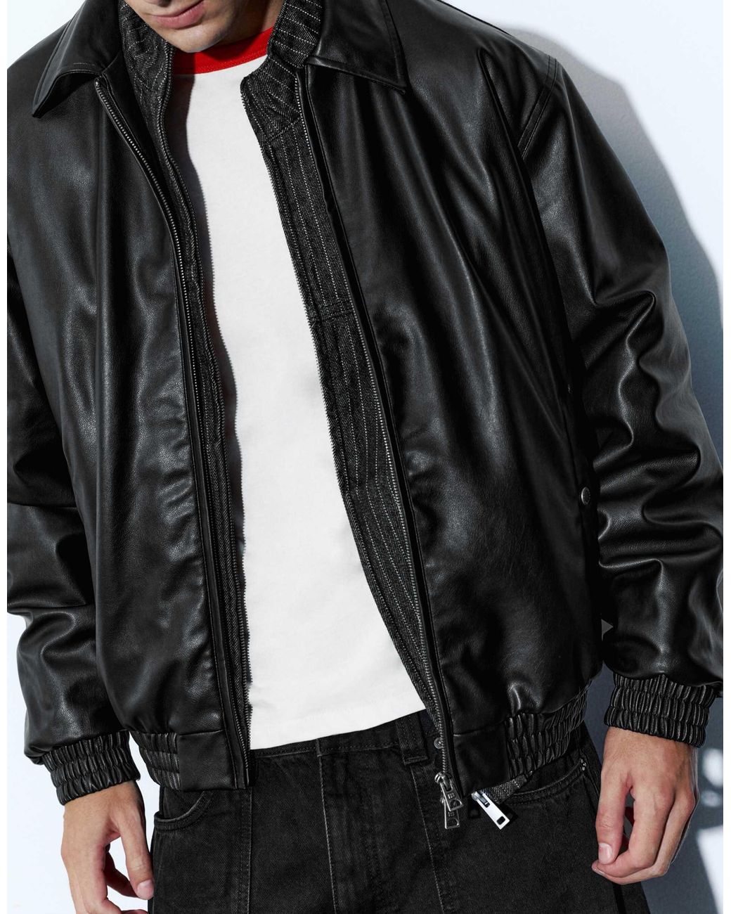 Pull&Bear Jacke in Black für Herren