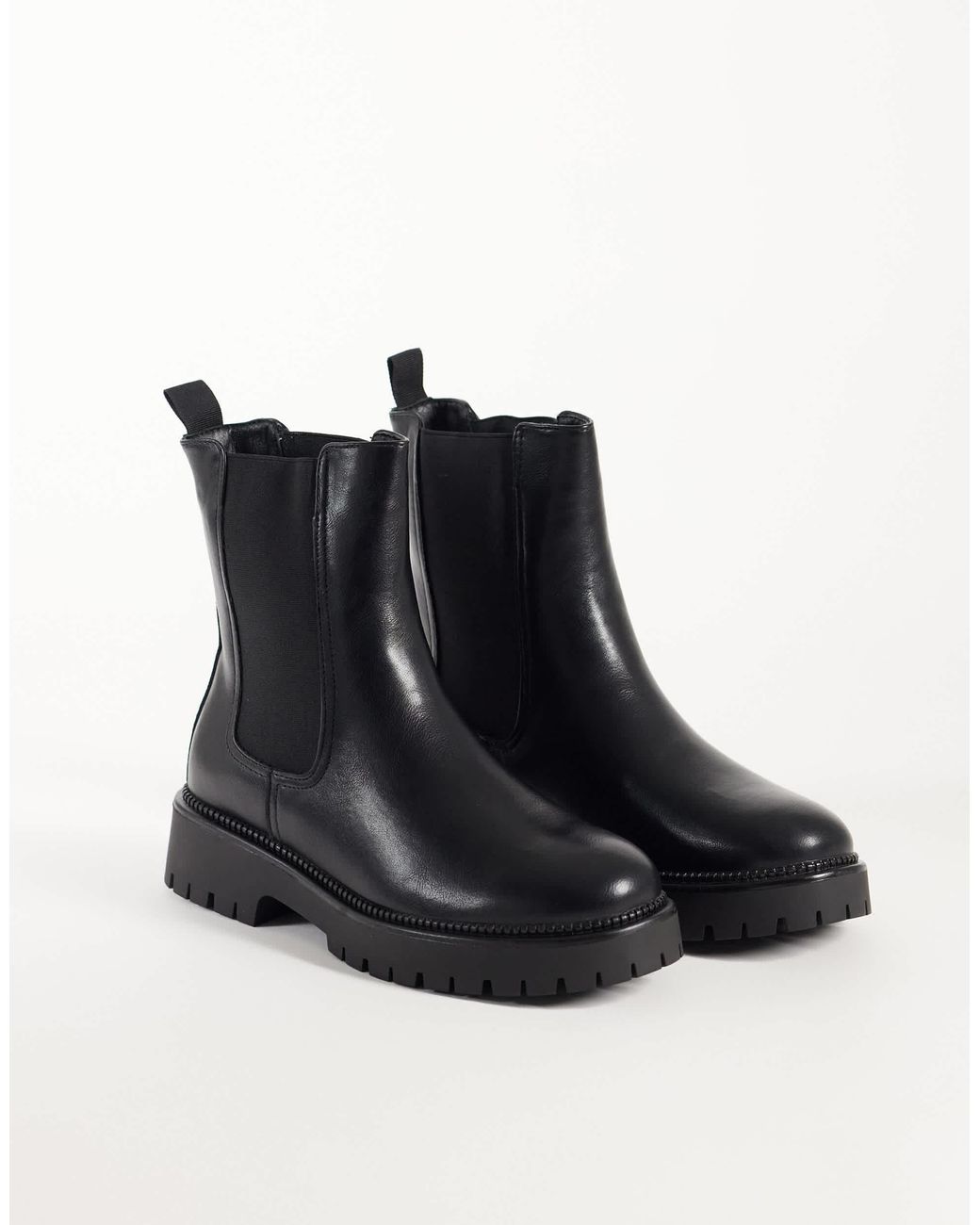Glamorous Black Grobe stiefeletten