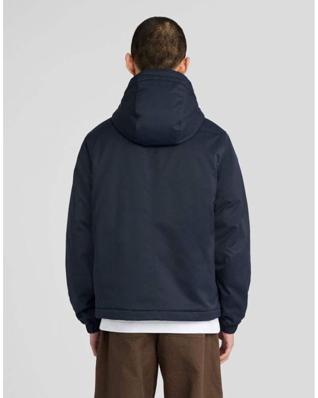 Lyle & Scott Blue Mid Jackets Padded Hooded Zip Through Jacket for men