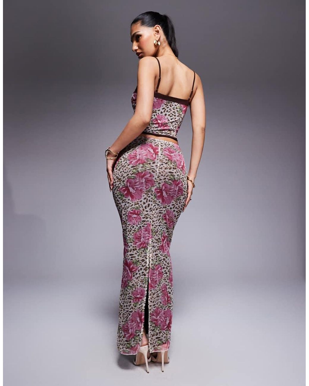 Gonna Lunga di Princess Polly in Purple