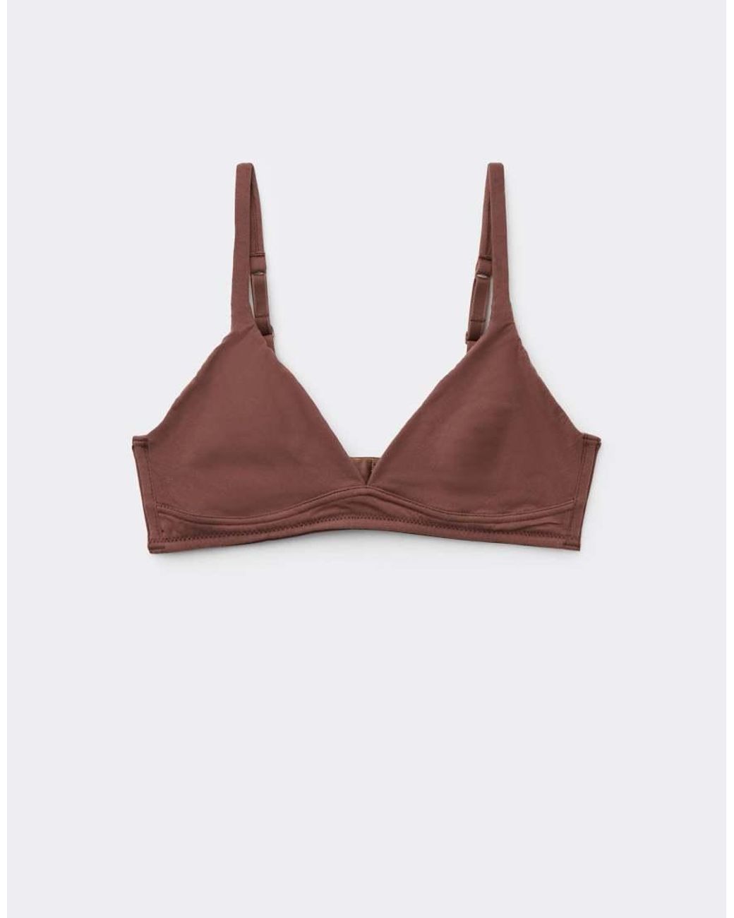 Tezenis Brown Lisbon Cotton Triangle Bra