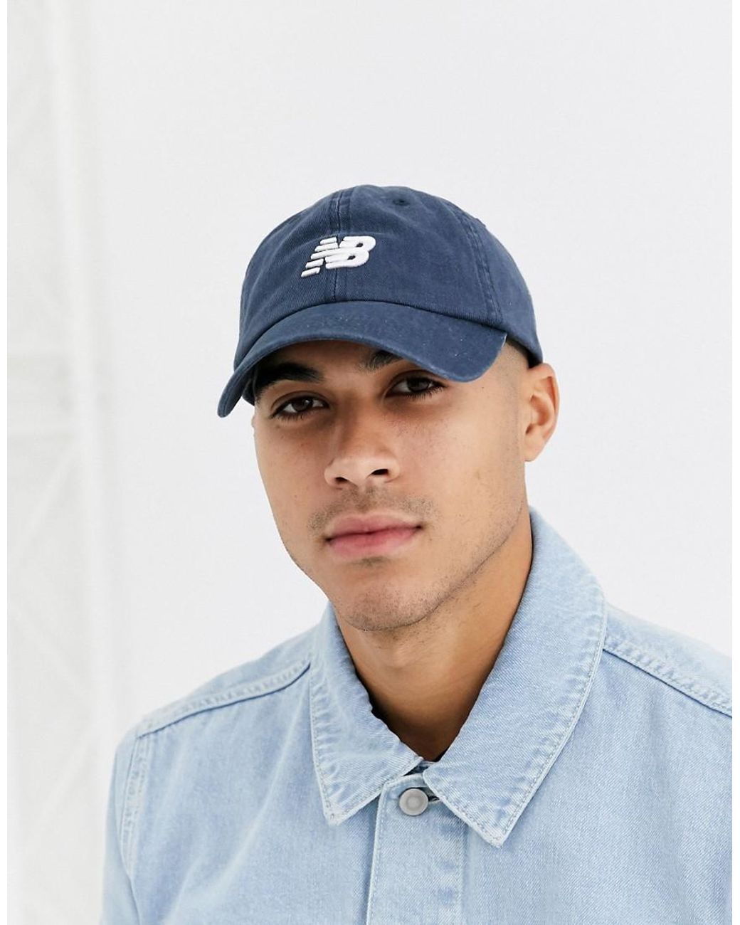 Classic NB - Cappello con visiera blu navy da Uomo di New Balance in Blu |  Lyst