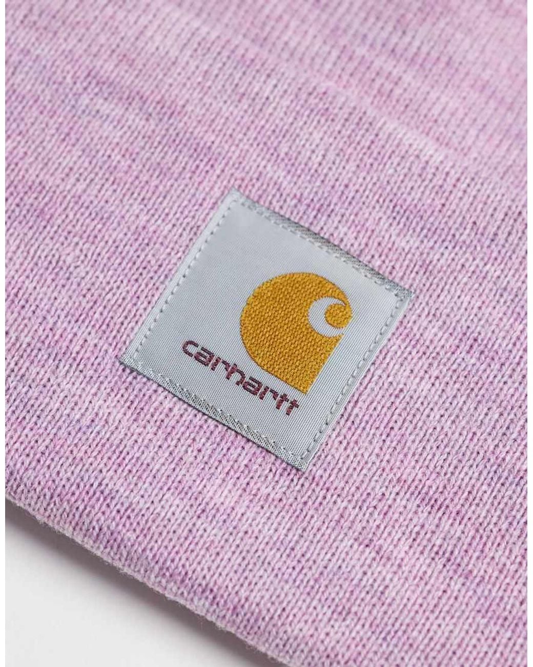 Carhartt Purple Acrylic Watch Beanie