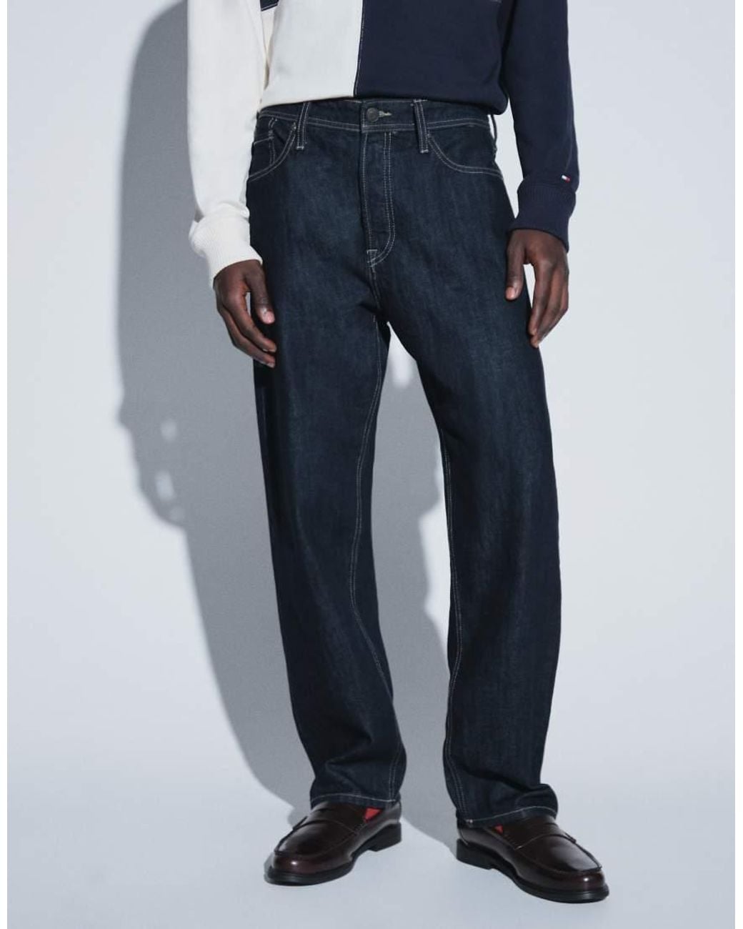 Jack & Jones Blue Eddie Loose Fit Jeans for men