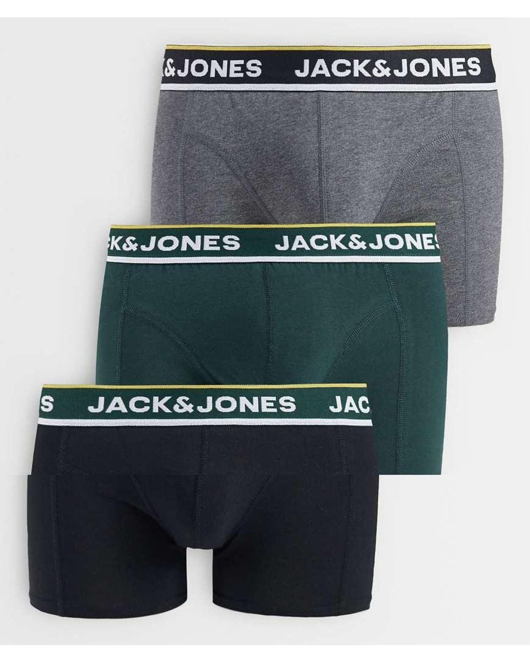 Jack & Jones Blue 3 Pack Of Boxers for men