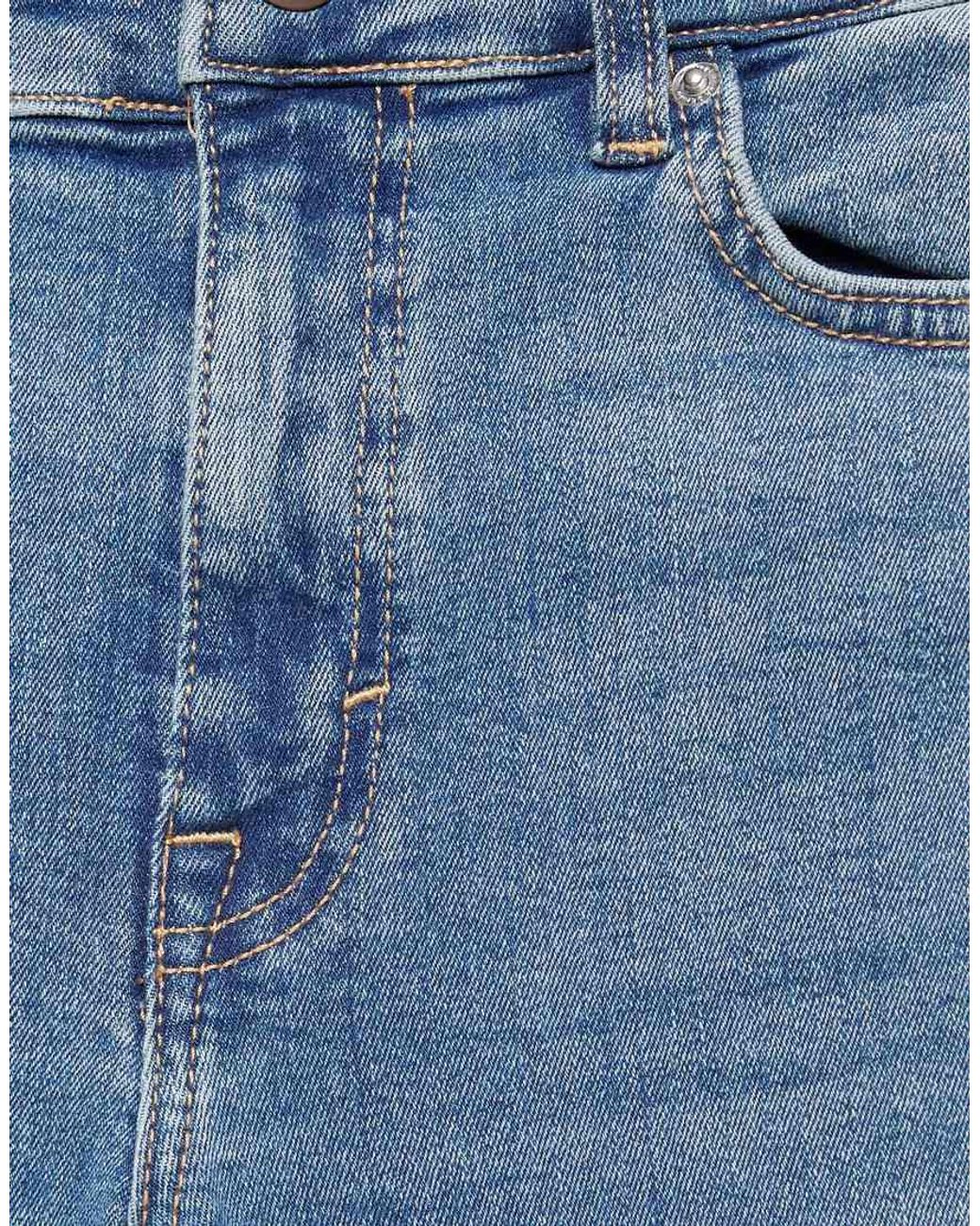 Pull&Bear Blue Skinny Flared Jeans