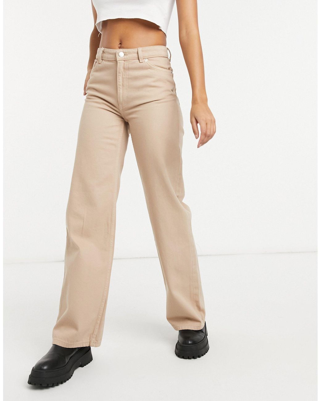Monki Yoko Organic Cotton Wide Leg 