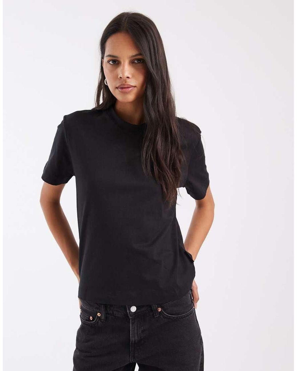 JJXX Black Boxy T-Shirt