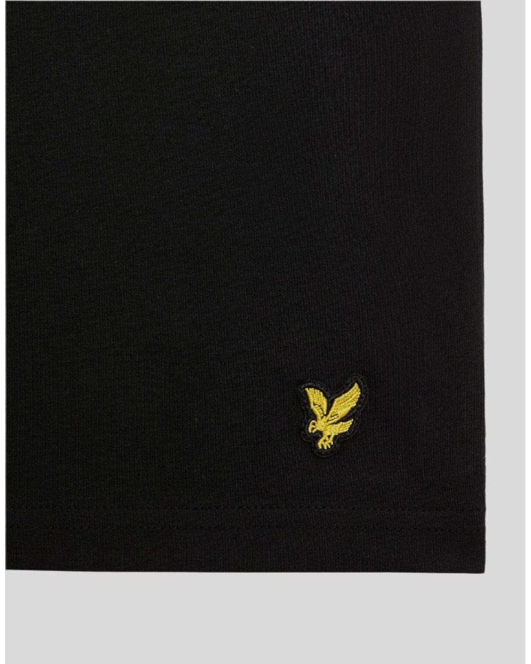 Lyle & Scott Black Ss T-Shirts 3-Pack Plain T-Shirt for men