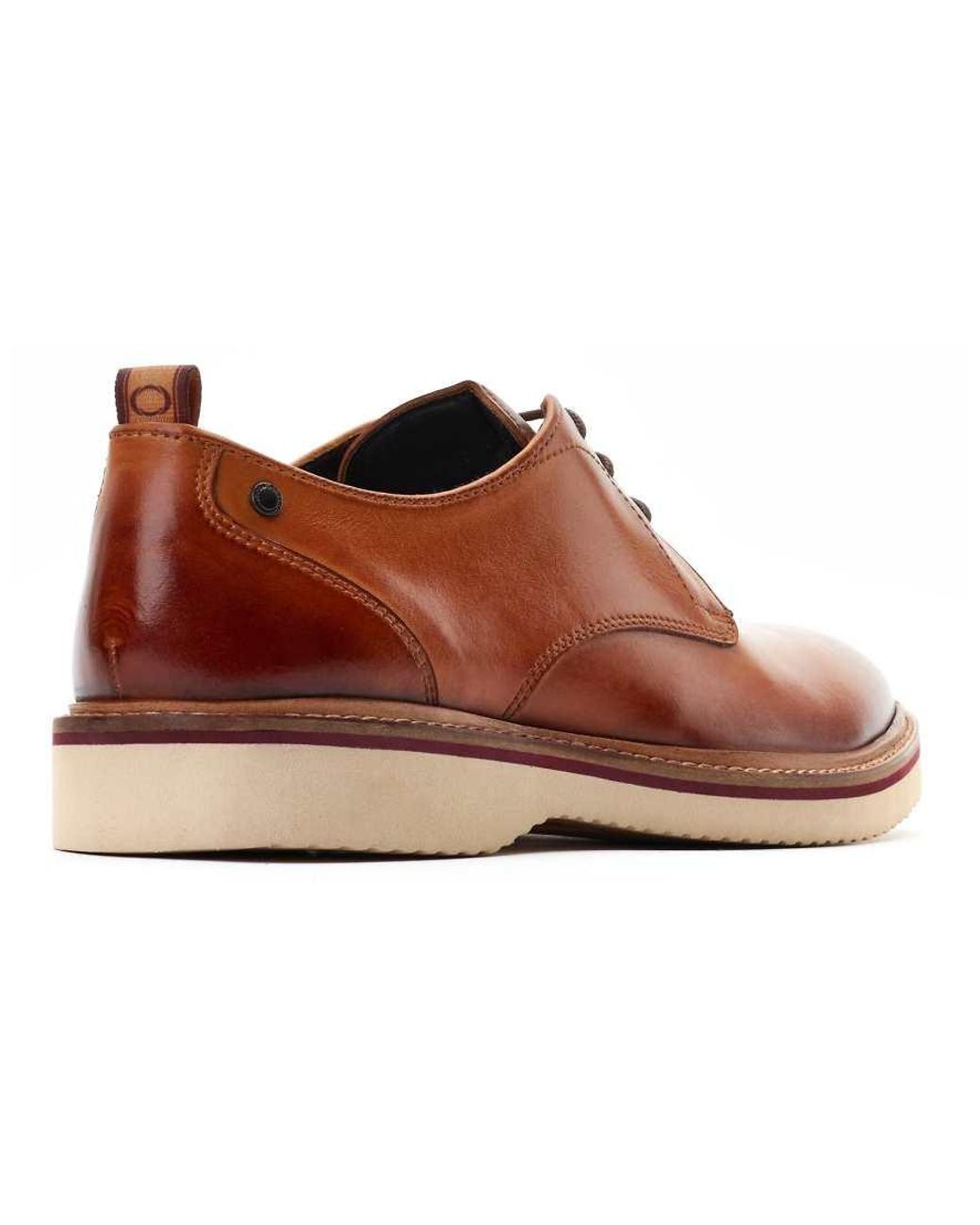 Base London Brown Woody Derby for men