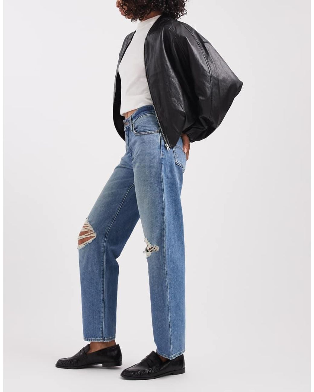 Levi's Blue '94 baggy Jeans With Ripped Knees