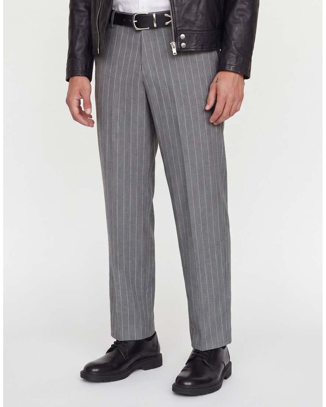 Jack & Jones Gray Classic Trousers for men
