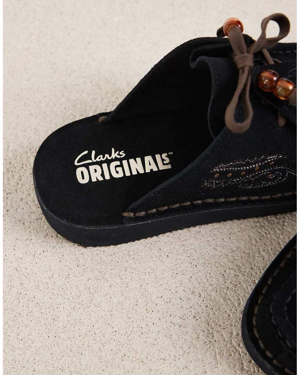 Clarks Black Desert Nomad Mules