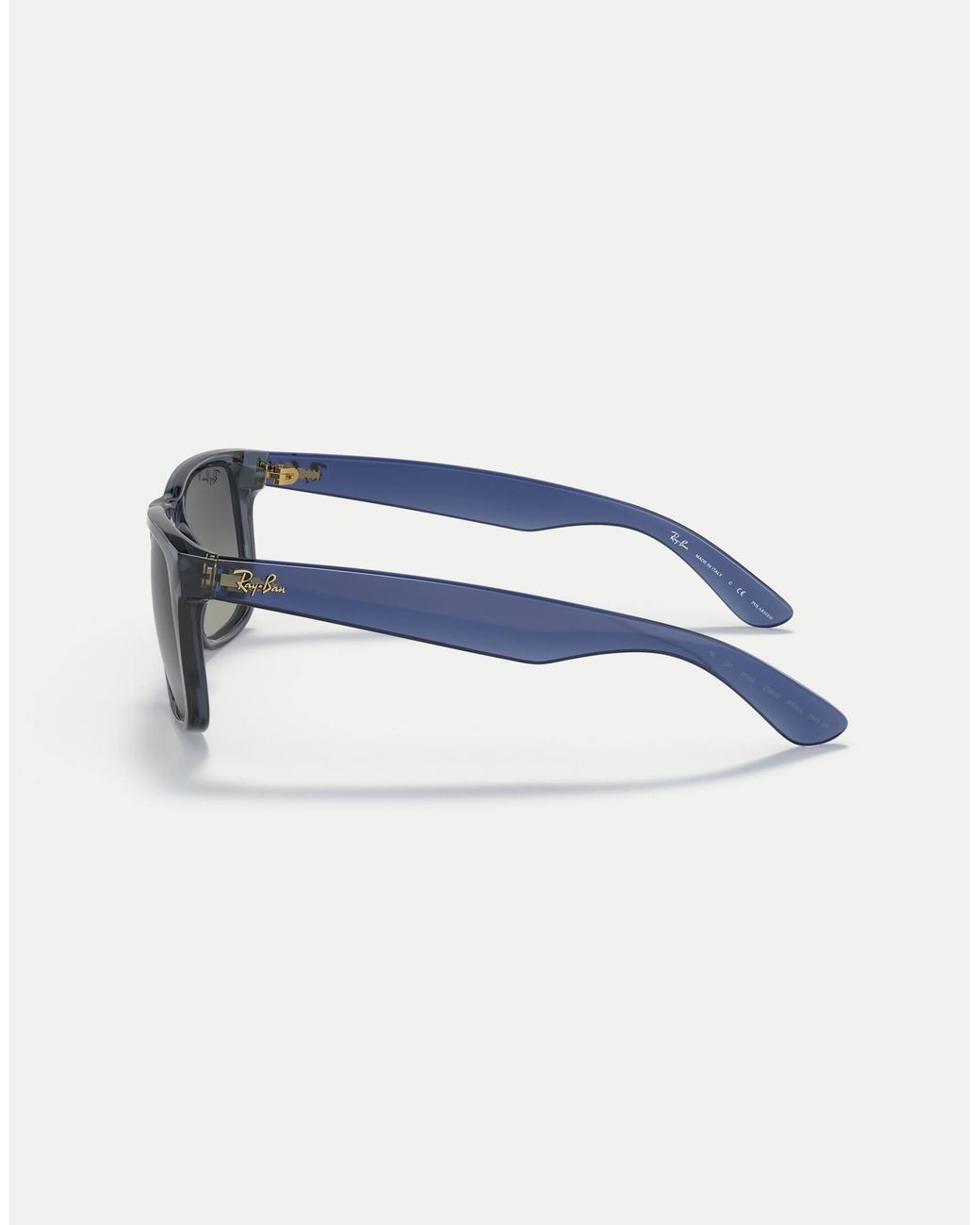 Ray-Ban – justin – klassische, polarisierte sonnenbrille in Blue für Herren