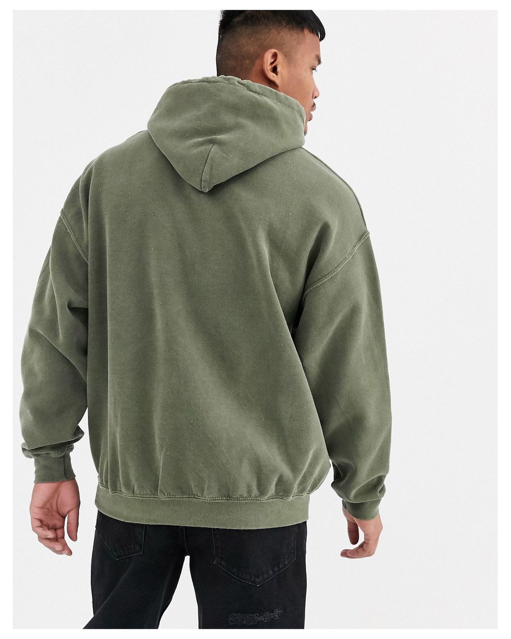 Reclaimed vintage Inspired Oversized Hoodie in Green for Men Lyst